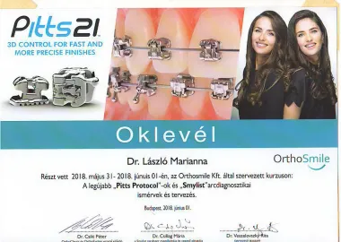 Fogszab&aacute;lyoz&aacute;s -oklev&eacute;l - arcdiagnosztika